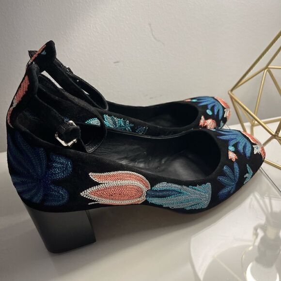 NWOTâRebeccaâMinkoff BridgetâTooâEmbroideredâPumps - Picture 5 of 6